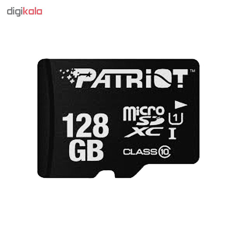 کارت حافظه microSDXC پتریوت کلاس 10 استاندارد UHS-I مدل LX سرعت 85MB/s ظرفیت 128 گیگابایت همراه با آداپتور SD