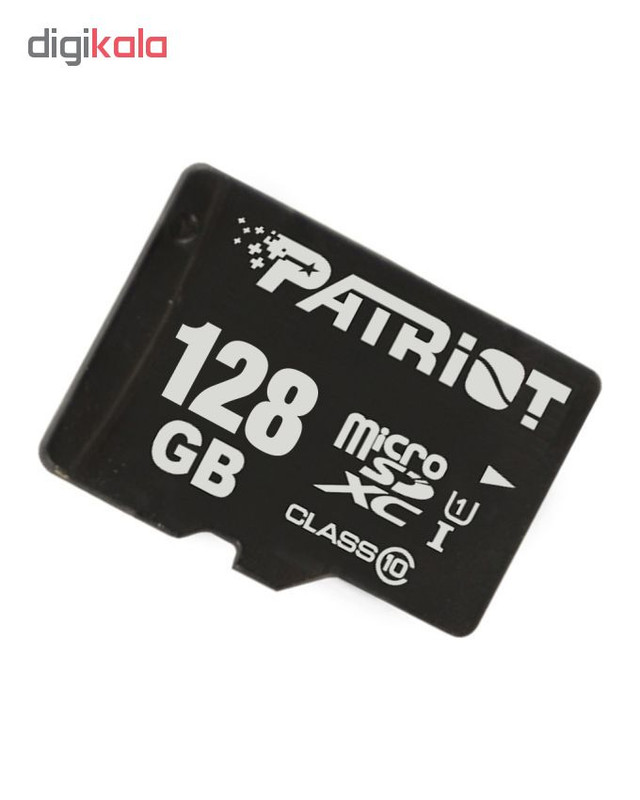 کارت حافظه microSDXC پتریوت کلاس 10 استاندارد UHS-I مدل LX سرعت 85MB/s ظرفیت 128 گیگابایت همراه با آداپتور SD