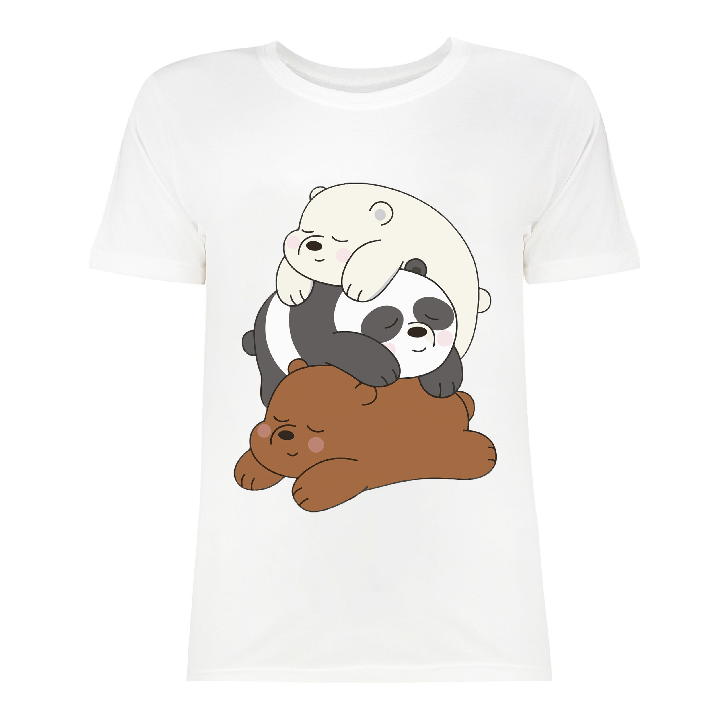 تی شرت آستین کوتاه بچگانه مدل سه خرس