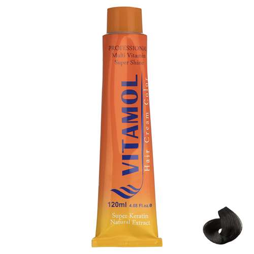 رنگ مو گیاهی ویتامول سری Natural مدل Brown شماره 4