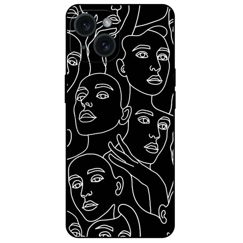 کاور مگافون طرح دخترانه مدل 7762 مناسب برای گوشی موبایل اپل iPhone 15 Plus