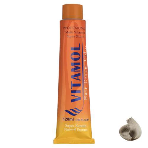 رنگ مو گیاهی ویتامول سری Smoky مدل Silver Blonde شماره 10.2