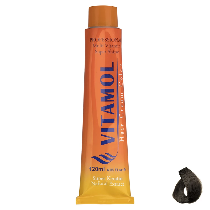 رنگ مو گیاهی ویتامول سری Golden مدل Light Brown شماره 5.5