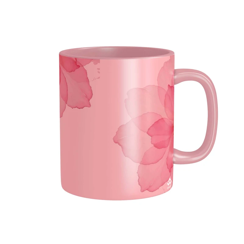 ماگ شادیت مدل گل آبرنگی کد 683