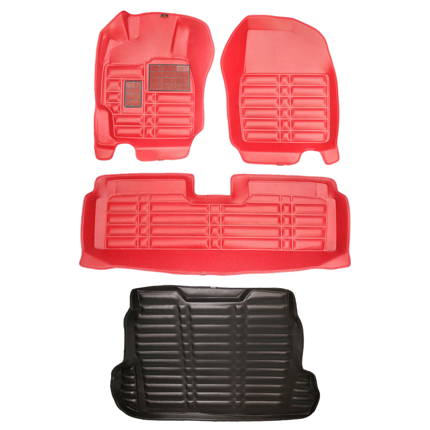 کفپوش پنج بعدی خودرو مدل LS مناسب برای شاهین به همراه کفپوش صندوق