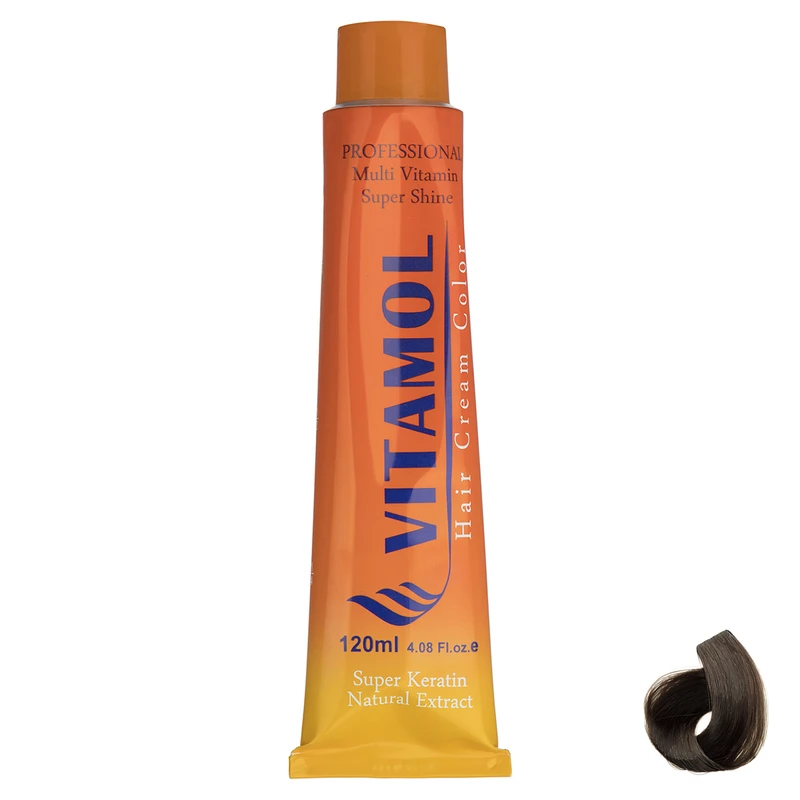 رنگ مو گیاهی ویتامول سری Bronze مدل Dark Blonde شماره 6.45
