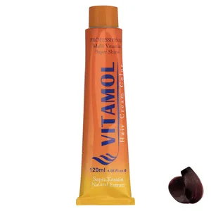 رنگ مو گیاهی ویتامول سری Red مدل Dark Copper شماره 6.64