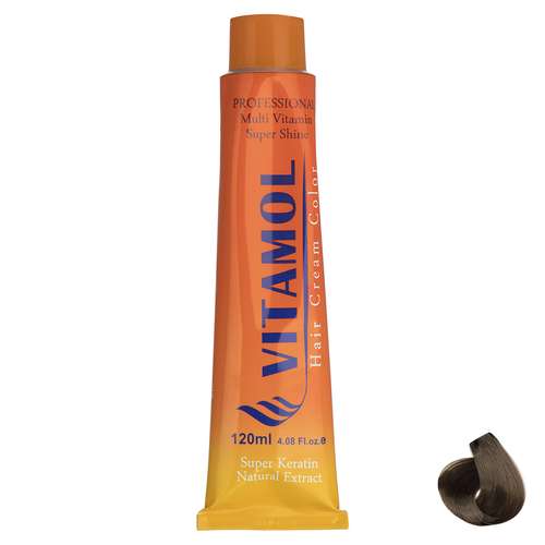 رنگ مو گیاهی ویتامول سری Tabacco مدل Dark Blonde شماره 6.65