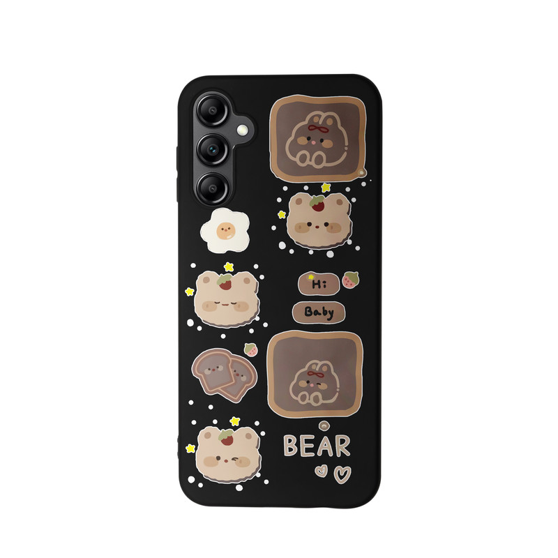کاور طرح خرس بییر کد FF165مناسب برای گوشی موبایل سامسونگ Galaxy A14