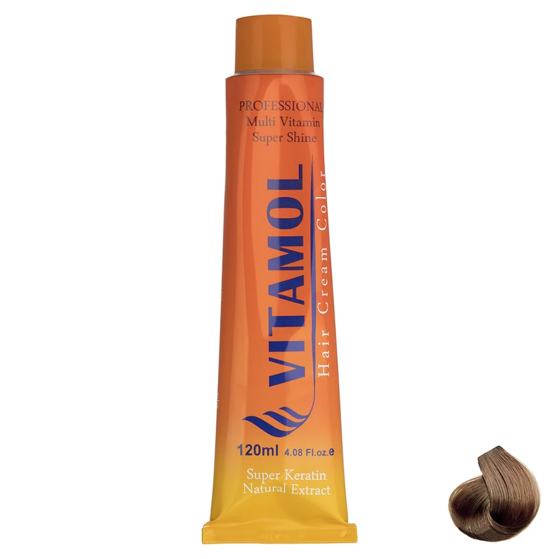 رنگ مو گیاهی ویتامول سری Copper مدل Medium Blonde شماره 7.4