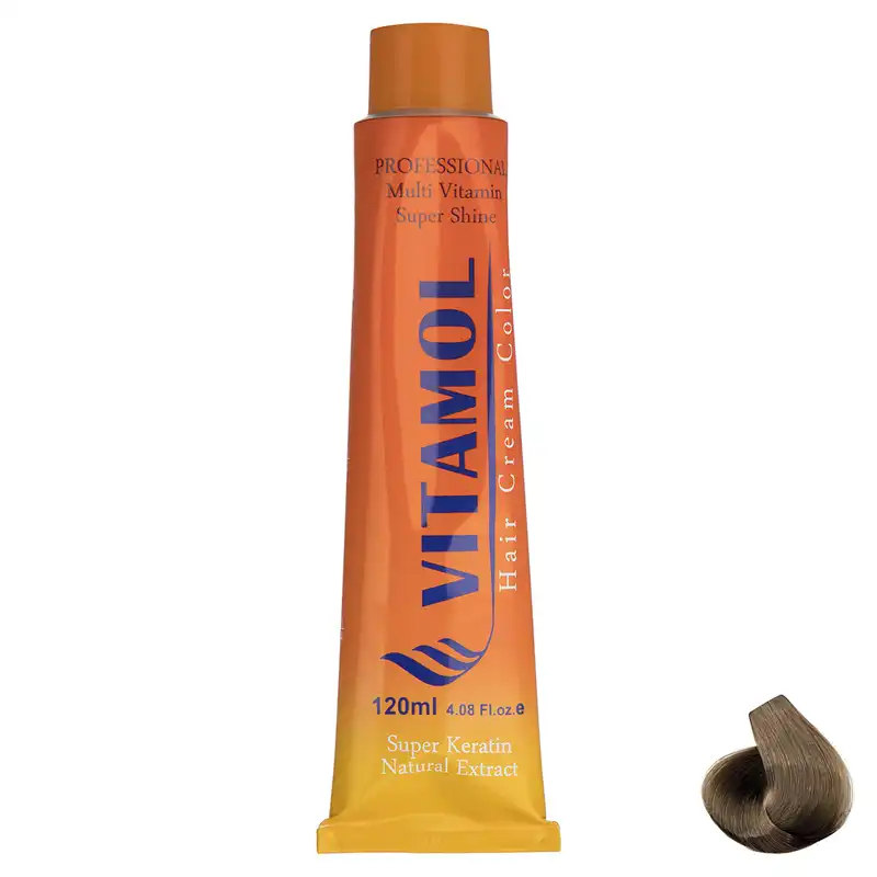 رنگ مو گیاهی ویتامول سری Honey مدل Medium Honey شماره 7.54