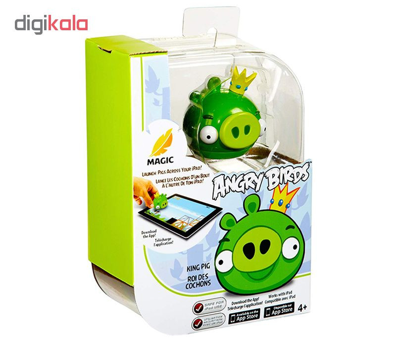 عروسک مجیک انگری بردز مدل King Pig عروسک مجیک انگری بردز مدل King Pig