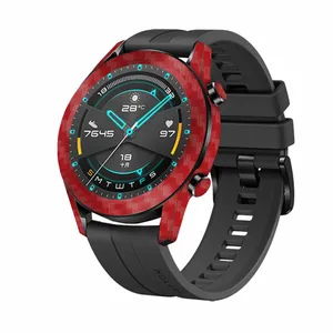 MAHOOT Red-Fiber Cover Sticker for Huawei Watch GT2 Smartwatch