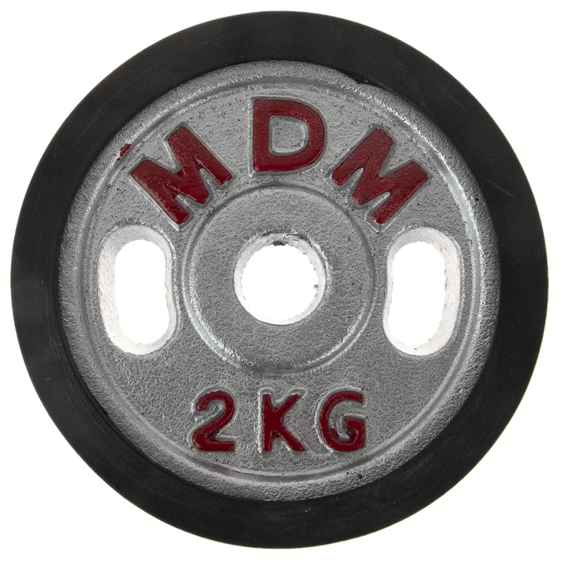 وزنه دمبل ام دی ام وزن 2 کیلوگرم بسته 2 عددی