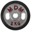 وزنه دمبل ام دی ام وزن 2 کیلوگرم بسته 2 عددی