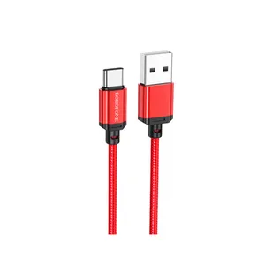 کابل تبدیل USB به USB-C بروفون مدل BX87 طول 1 متر
