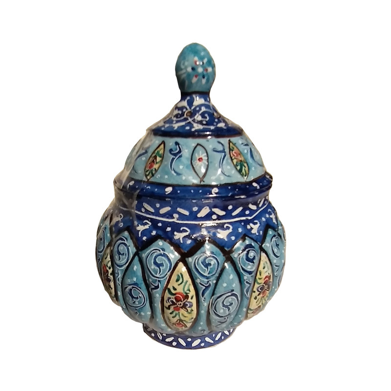 قندان میناکاری مدل گل کد D 4