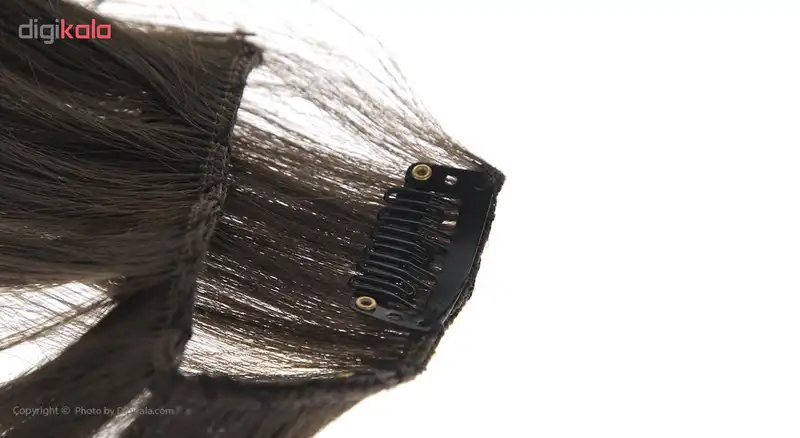 اکستنشن مو متحرک کلیپس دار مدل پوش رنگ موی طبیعی 3041c-3