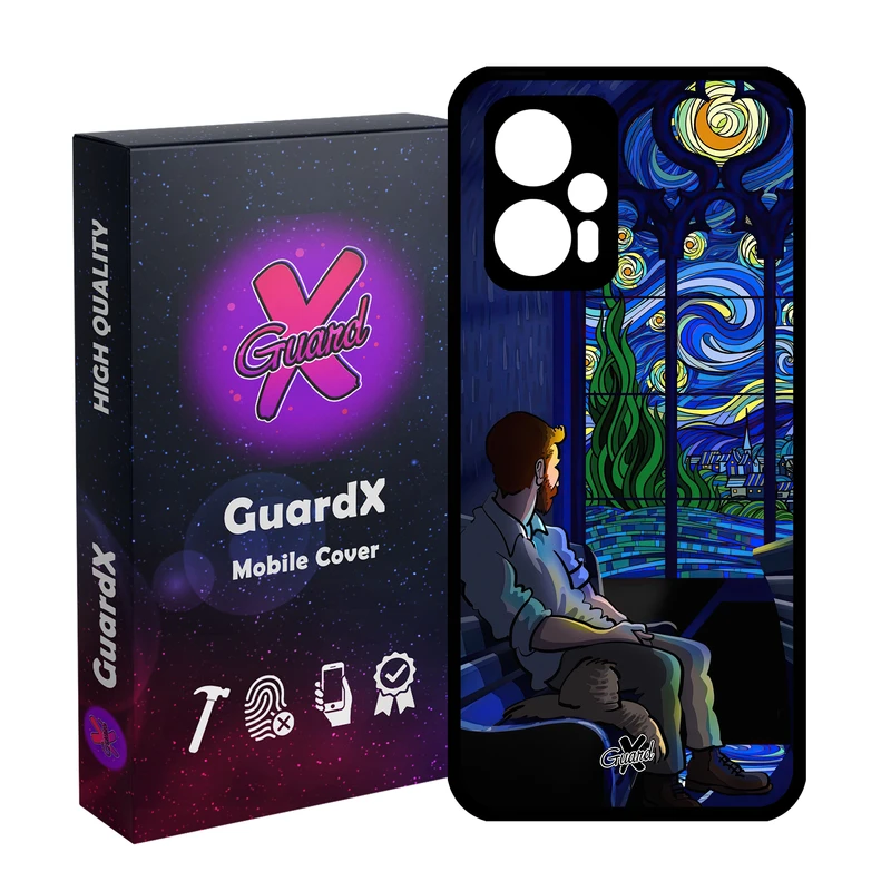 کاور گارد ایکس طرح Art مدل Glass10583مناسب برای گوشی موبایل شیائومی Redmi Note 11T Pro/Redmi Note 11T Pro Plus/ Poco X4 GT 5G/Redmi K50i 5G