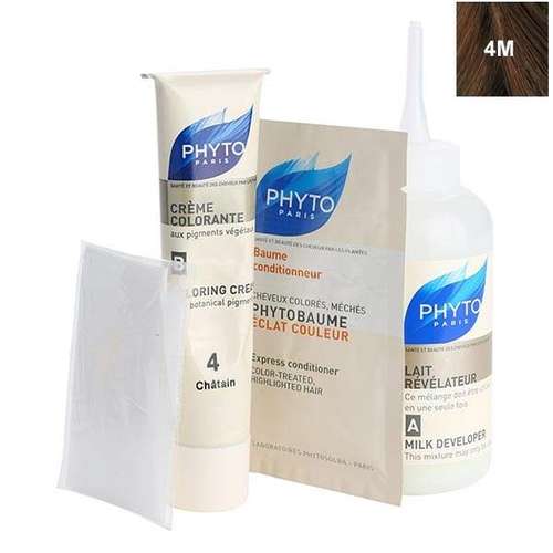 کیت رنگ مو فیتو مدل Light Chestnut Brown شماره 4m