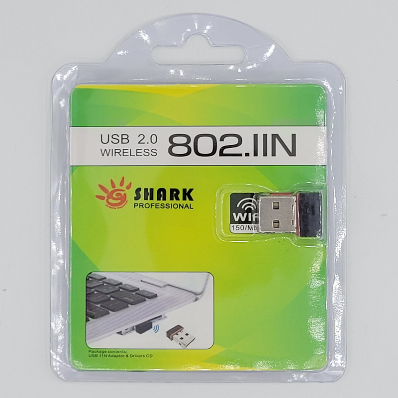 کارت شبکه USB بی سیم شارک مدل WIFI