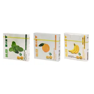 آدامس سقز بیست با طعم موز پرتقال نعنا شیرین شده با شکر قهوه ای - 50 گرم بسته 3 عددی