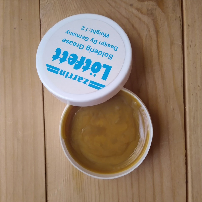 روغن لحیم زرین مدل Lotfett وزن 15 گرم