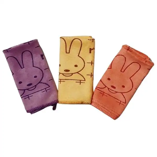 دستمال نظافت مدل خرگوشی مجموعه 3 عددی