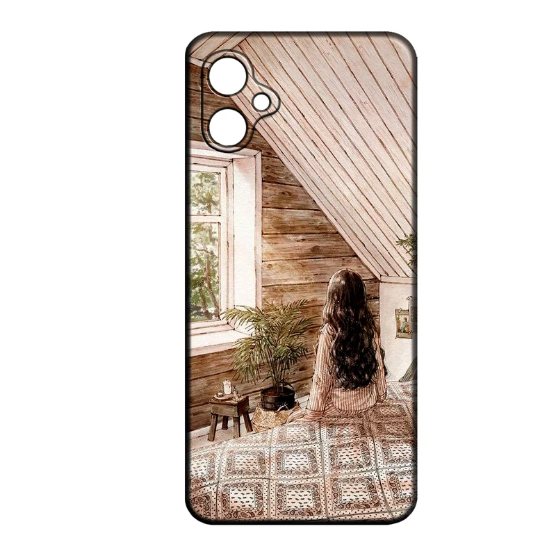 کاور طرح دخترانه کد 229 مناسب برای گوشی موبایل سامسونگ Galaxy A04