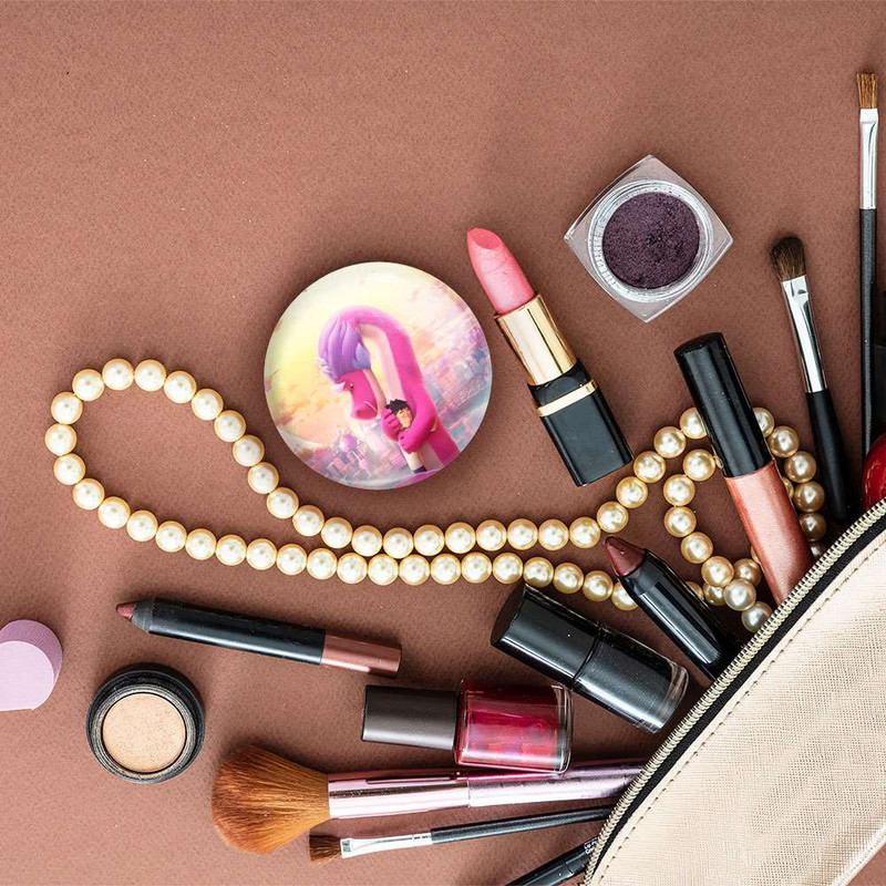 آینه جیبی خندالو طرح اژدهای آرزو کد 4776