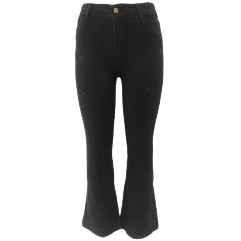 شلوار جین زنانه مدل دمپا گشاد