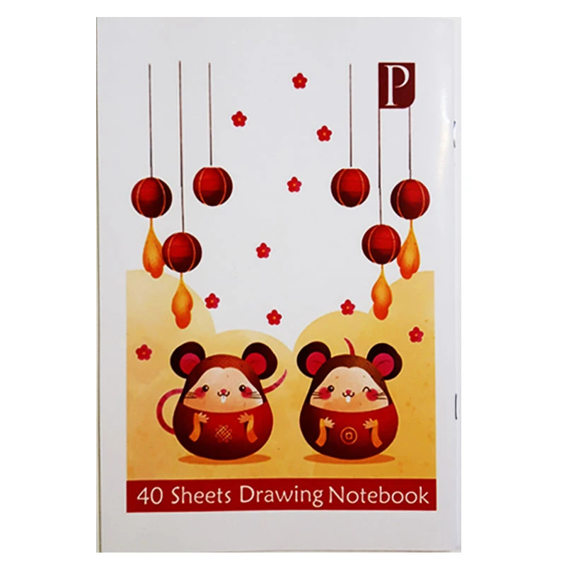 دفتر نقاشی 40 برگ پارانوت مدل موش کپل