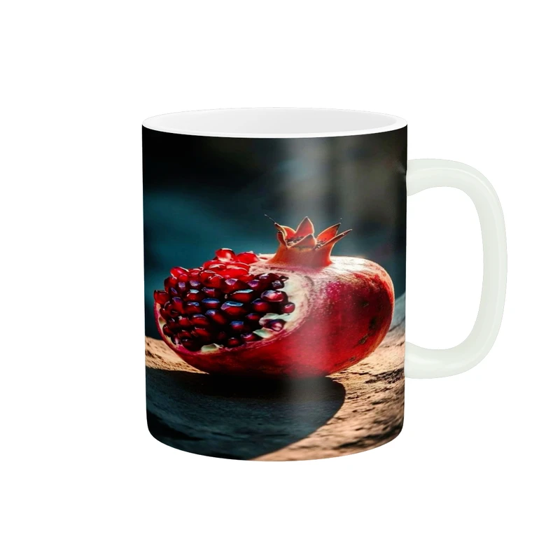 ماگ پاد آفرین مدل فانتزی طرح پاییزی شب یلدا شب چله انار کد p11619