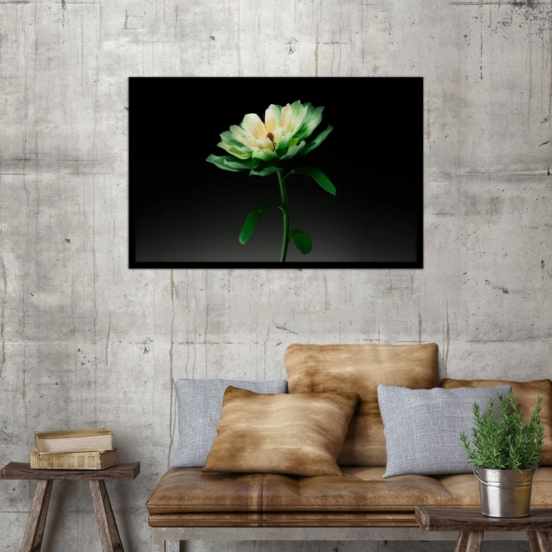 تابلو بکلیت طرح تصاویر هنری گل مدل B-bu1236