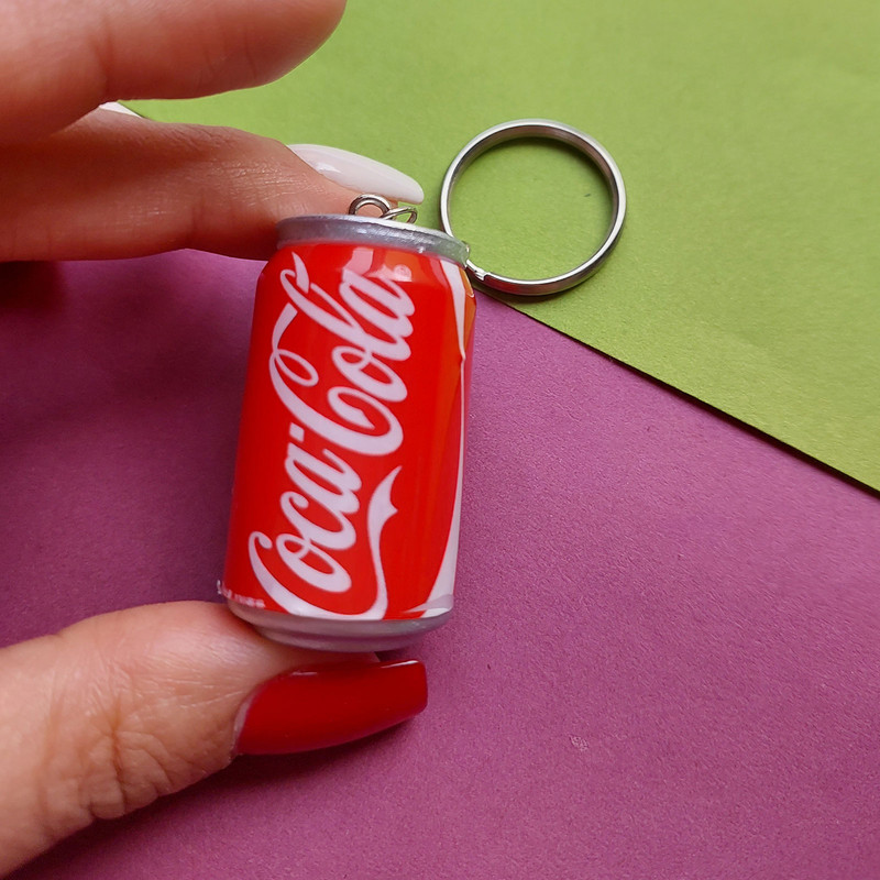 جاکلیدی طرح نوشابه قوطی کوکاکولا مدل Avk001