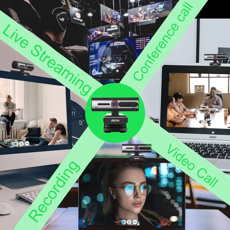 وب کم ایچ مدل Privacy Shutter - Pro Web Camera