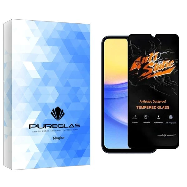 محافظ صفحه نمایش پیور گلس مدل NueGlasnewpkg Antistatic مناسب برای گوشی موبایل سامسونگ Galaxy A16