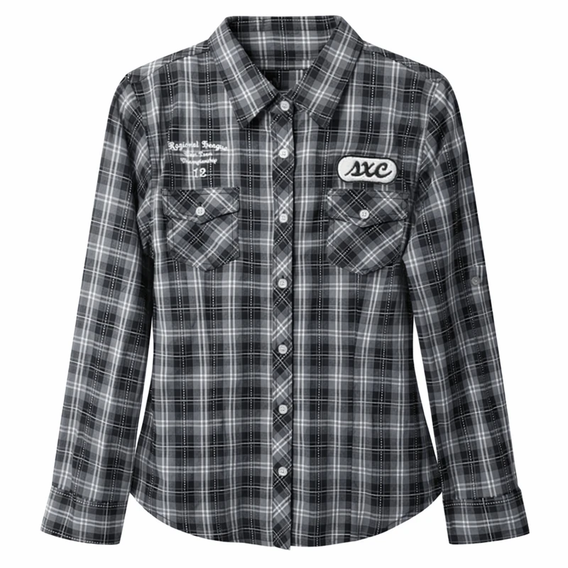 شومیز آستین بلند یقه برگردان زنانه مدل 38136