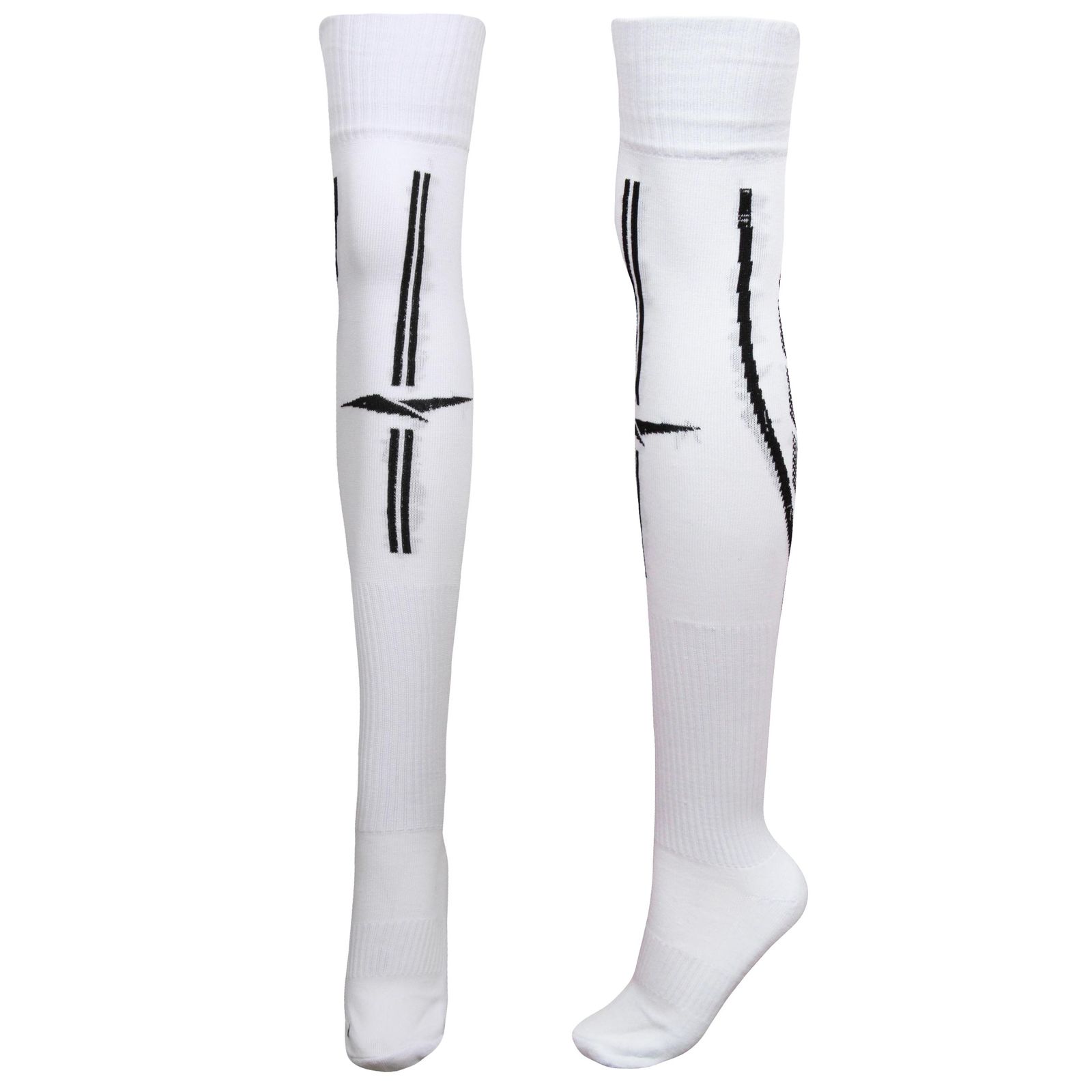 جوراب ورزشی ساق بلند مردانه ماییلدا مدل کف حوله ای کد 4187 رنگ سفید -  - 2