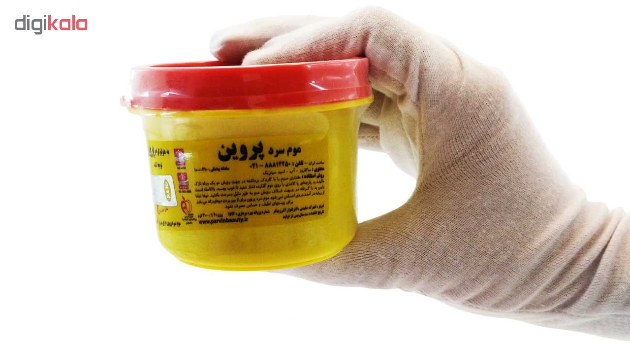 موم سرد پروین مدل HONEY حجم 300 گرم -  - 7