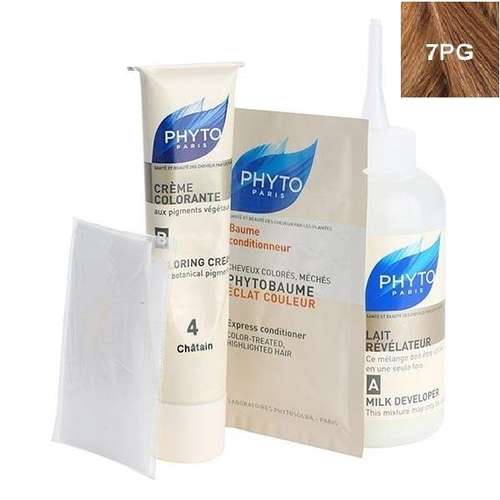 کیت رنگ موی فیتو مدل PHYTO COLOR شماره 7PG