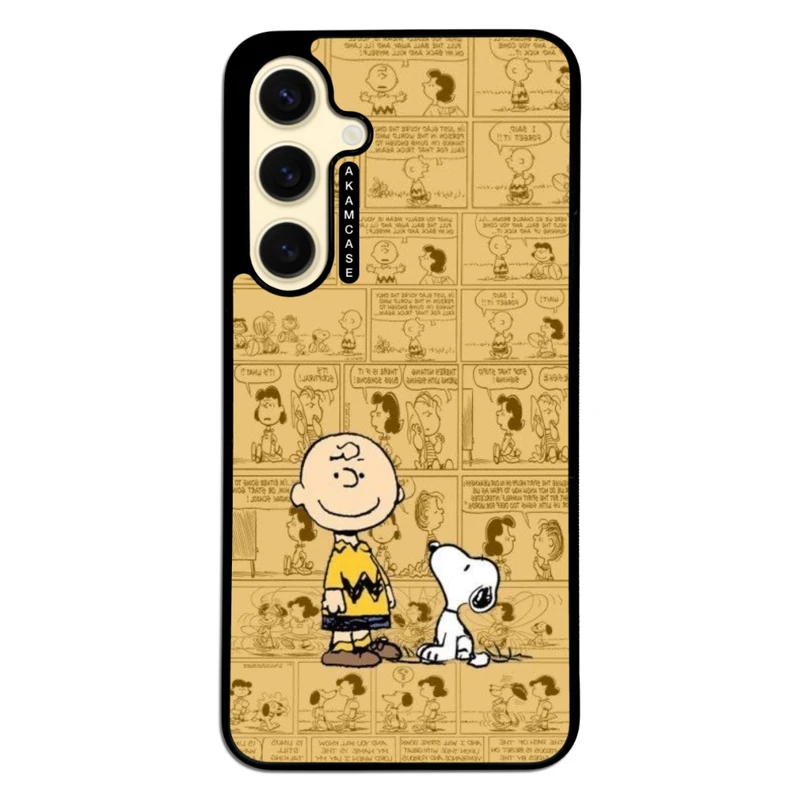 کاور آکام مدل AMC-WSGS24FE-SNOOPY-22 مناسب برای گوشی موبایل سامسونگ Galaxy S24 FE