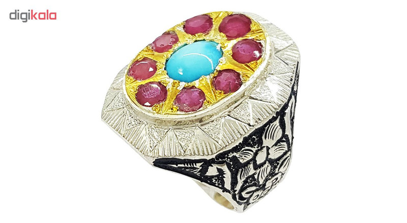 انگشتر نقره گالری احد کد 4386