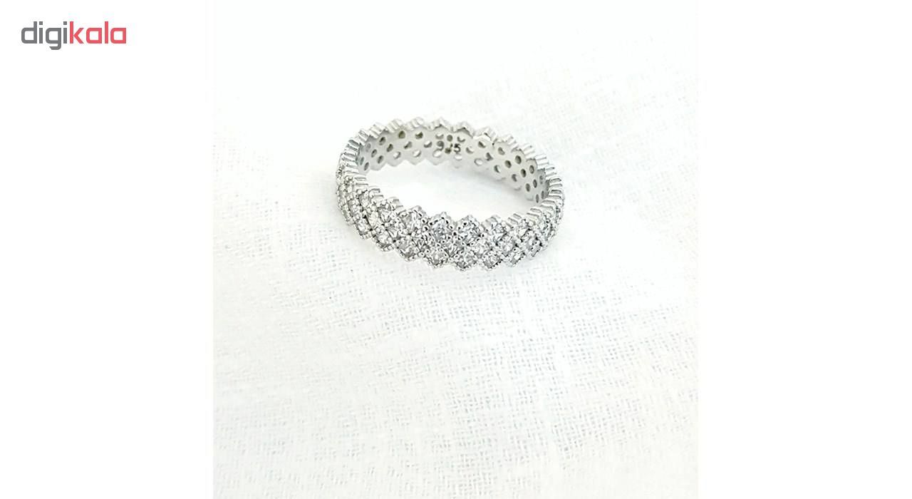انگشتر نقره زنانه مدل HNR 01 -  - 5