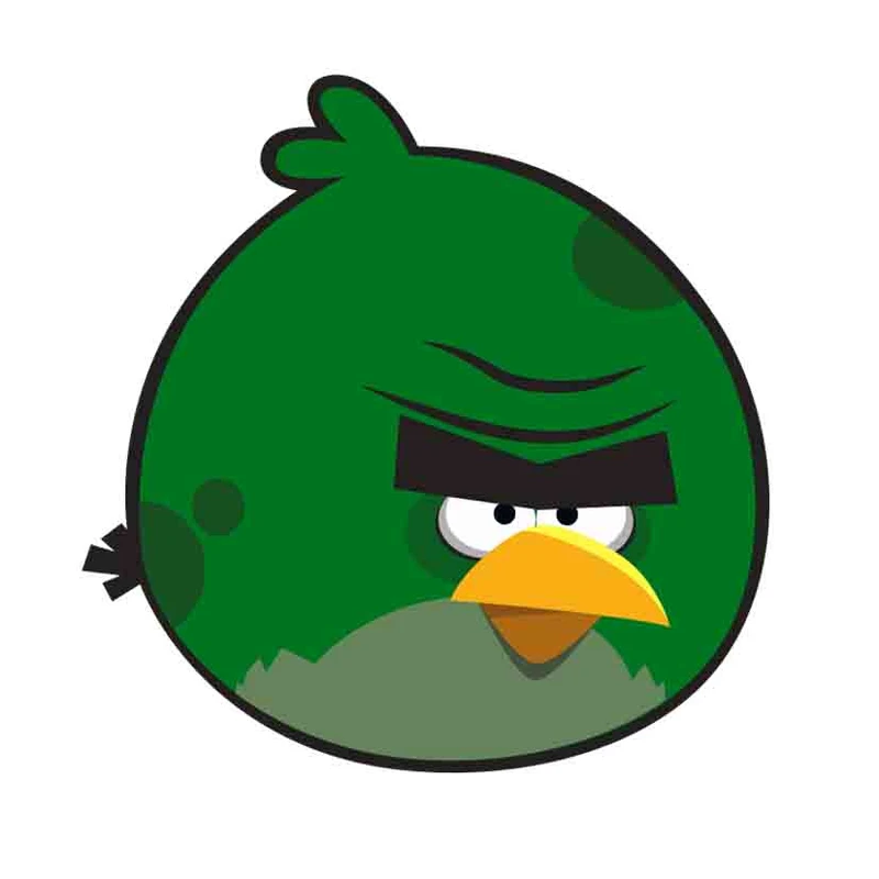 استیکر پارچه و لباس مدل DTF طرح انگری بردز 002