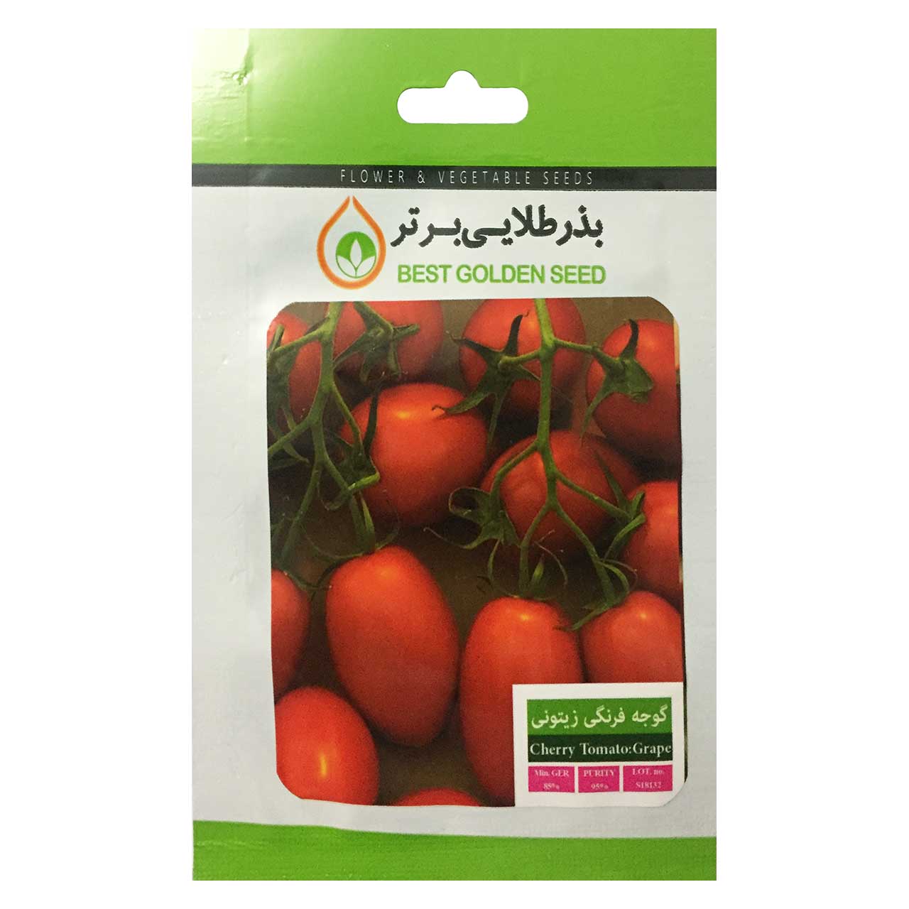 بذر گوجه فرنگی زیتونی بذر طلایی برتر کد BZT-80