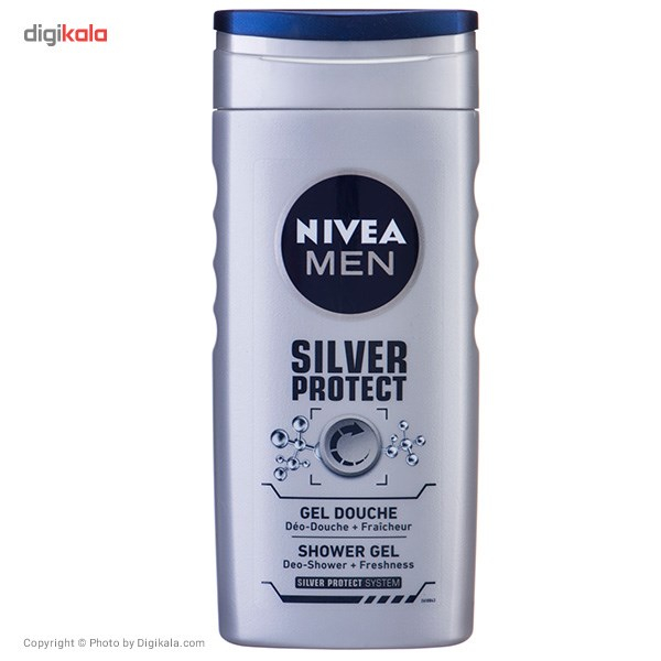 شامپو سر و بدن نیوآ مدل Silver Protect حجم 250 میلی لیتر
