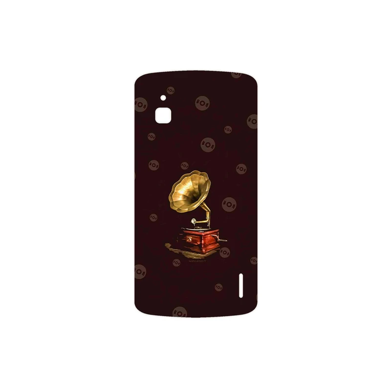 برچسب پوششی ماهوت مدل Gramophone Nostalgia مناسب برای گوشی موبایل گوگل Nexus 4