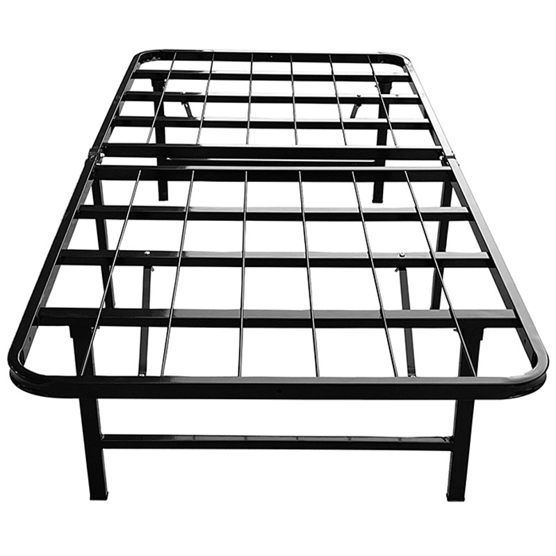 کفی تخت خواب مدل تاشو پایه بلند تکنفره سایز 195×85 سانتی متر