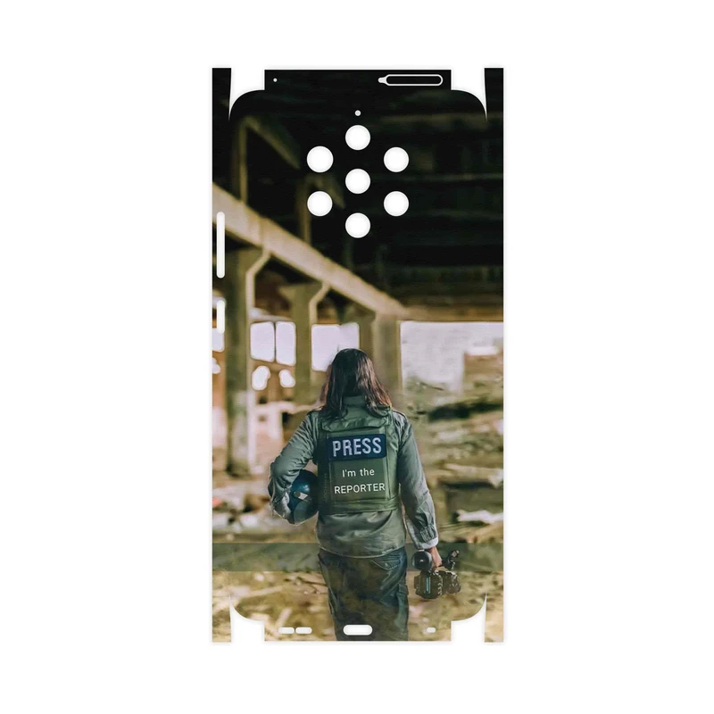 برچسب پوششی ماهوت مدل Reporter-FullSkin مناسب برای گوشی موبایل نوکیا 9 Pureview
